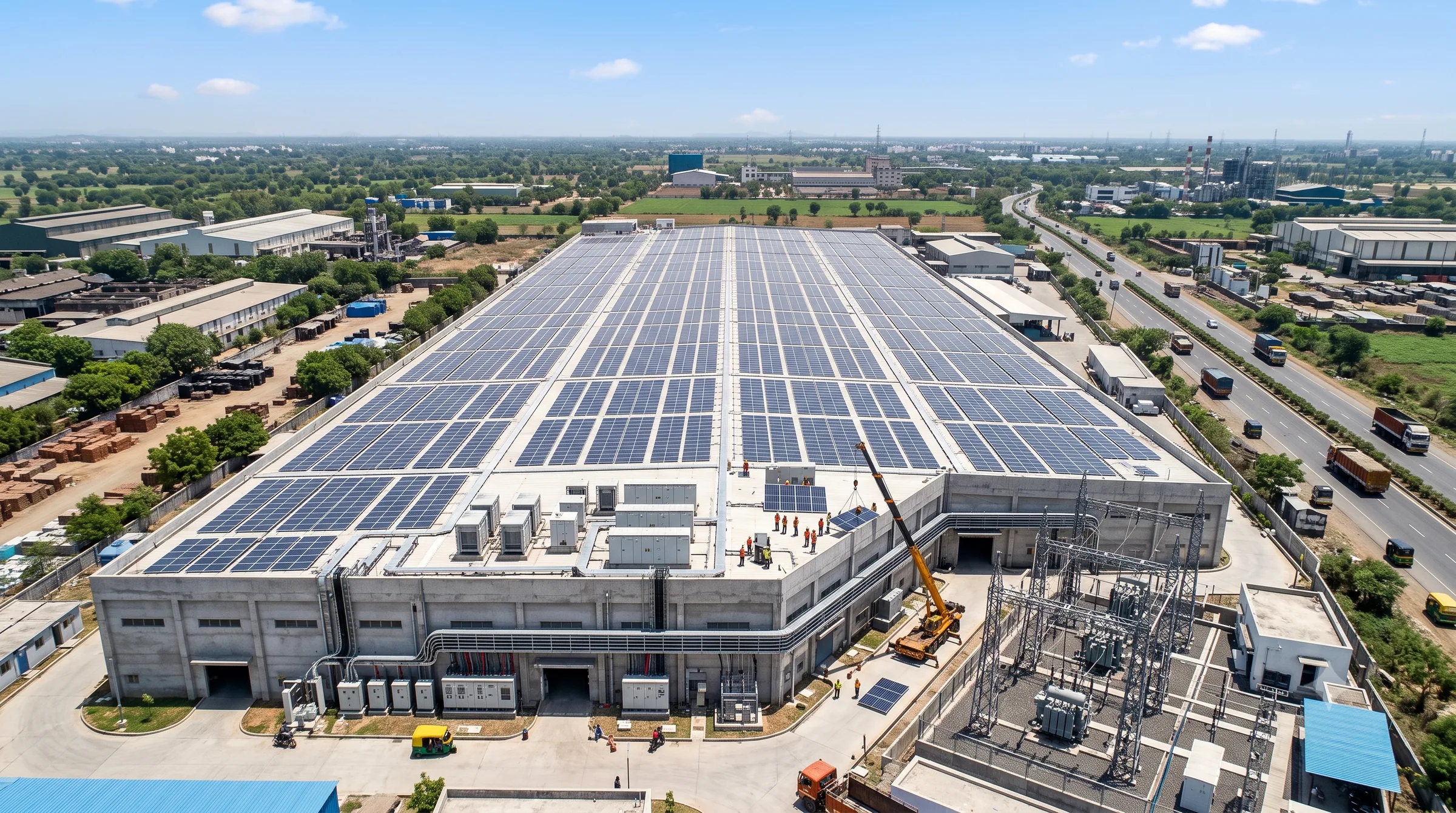 MW-Scale Industrial Solar EPC